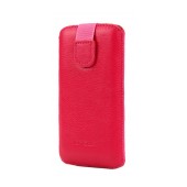 Case Protect Ancus for Apple iPhone SE/5/5S/5C Leather Pink