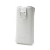 Case Protect Ancus for Apple iPhone SE/5/5S/5C Old Leather White