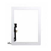 Digitizer Apple iPad 3/4 with Home Button (iPad 4) and Tape White OEM Type A+