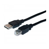 USB Data Jasper Cable USB 2.0 USB-A Male to USB-B Male 1,8m Black