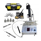 Soldering Station Aoyue Int866 60W 4 in 1 with Hot Air Gun 400W, Pre-Heater 400W, and Vacuum Suction