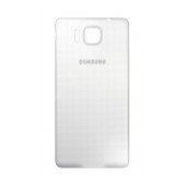 Battery Cover Samsung SM-G850F Galaxy Alpha White 4G Logo Original GH98-34643D