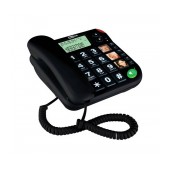 Telephone Maxcom KXT480 Black with Lcd, Incoming Ringing Led Indicator and Big Buttons