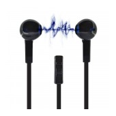 Hands Free Ancus Viker in-Earbud Stereo 3.5 mm for Apple-Samsung-HTC-Sony Black with Answer,Vol