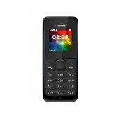 Nokia 105 Single Sim Black GR