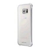 Case Faceplate Samsung Clear Cover EF-QG920BSEGWW για SM-G920F Galaxy S6 Transparent - Silver