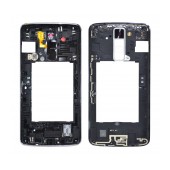 Middle Frame Cover LG K8 K350N with Buzzer, Antenna and Camera Lens White Original ACQ89173501