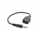 Audio Cable Ancus HiConnect 3.5mm Male to USB Female for Audio-in, MP3, MP4, CD Player and Mobile Phones 22cm