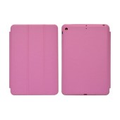 Smart Case Leather Ancus for Apple iPad Air with Back Cover Pink Leather Like