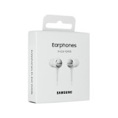Hands Free Stereo Samsung 3.5 mm with Microphone and Power Button White