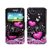 Book Case Ancus S-View Elastic Art Collection Universal for Smartphone 5.3