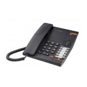 Telephone Alcatel T380 Black, with Speakerphone and Headset Socket (RJ9)