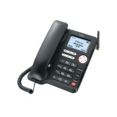 Desktop Phone Maxcom Comfort MM29D Black with Mobile Phone Use