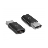 Adaptor Ancus HiConnect Micro-USB to USB-C Black supports only charging