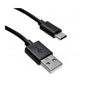 Data Cable Jasper USB-C 2.1A Black 1m