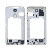 Middle Frame Cover LG K8 (2017) M200N with Buzzer, Antenna and Camera Lens Gold Original ACQ89789101