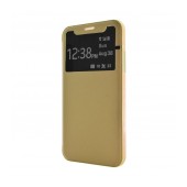 Book Case Ancus S-View Elegance for Apple iPhone X / XS Gold