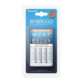 Battery Charger Panasonic Eneloop BQ-CC55E Smart & Quick for AA/AAA with 4 AA batteries