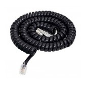 Telephone Cable Black RJ9 3m Bulk