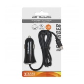 Car Charger Ancus USB 2400 mAh 5V 12W with Micro USB Cable and Extra USB Port with Input 12/24V