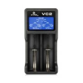 Industrial Type Battery Charger Xtar VC2 USB, 2 Position with Power Display for 18650/17670/17500