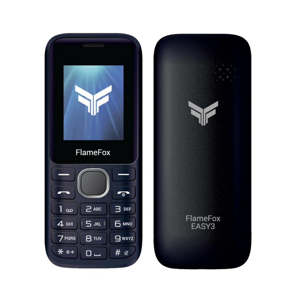 FlameFox Easy3 (Dual Sim) 1.77" με Bluetooth, Ραδιόφωνο με Καλώδιο Φόρτισης Χωρίς Φορτιστή