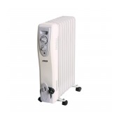 Oil Heater N'OVEEN OH9 2000W with Automatic Thermostat. White