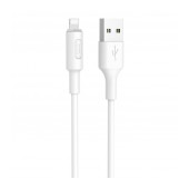 Data Cable Hoco X25 for iPhone/iPad/iPod Lightning White 1m