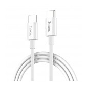 Data Cable Hoco X23 USB-C to USB-C 3A White 1m