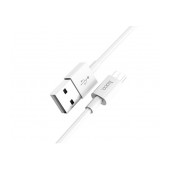 Data Cable Hoco X1 USB to Micro USB Fast Charging White 1m