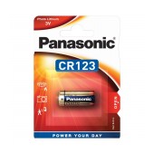 Battery Panasonic Lithium Power CR123AL/1BP 123/E123A/K123L/CR17345 3V Pcs. 1