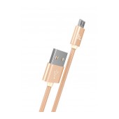 Data Cable Hoco X2 Knitted USB to Micro-USB Fast Charging Rose Gold 1m