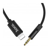 Audio Cable Hoco UPA13 Lightning Male to 3.5mm Male Black 1m