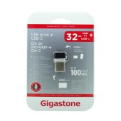 Gigastone Prime Series USB 3.0 Flash Drive and USB-C 32GB OTG for Smartphones & Tablet UC-5400B Refurbished 5 Years Guarantee