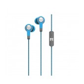 Hands Free Body Glove Blast Earphones Stereo 3.5mm Blue with Micrphone with Cord Cable