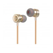 Hands Free Hoco M16 Ling Sound Earphones Stereo 3.5mm Gold with Microphone and Operation Control Button