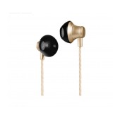 Hands Free Hoco M18 Gesi Metallic Earphones Stereo 3.5mm Gold with Micrphone and Operation Control Button