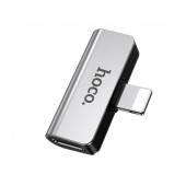 Adapter Hoco LS24 2-in-1 Lightning to Dual Lightning 2.0A Silver