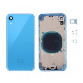Battery Cover for Apple iPhone XR Blue with Camera Lens, SIM Tray and External Keys OEM Type A