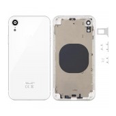 Battery Cover for Apple iPhone XR White with Camera Lens, SIM Tray and External Keys OEM Type A