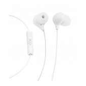 Hands Free Maxcom Soul Stereo Earphones 3.5mm White with Micrphone and Answer/Mute Button