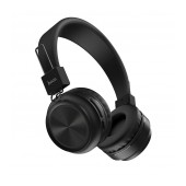 Wireless Stereo Headphone Hoco W25 Promise Black with microphone