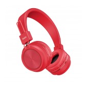 Wireless Stereo Headphone Hoco W25 Promise Red with microphone