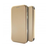 Book Case Ancus Magnetic Curve for Apple iPhone X / XS TPU Gold