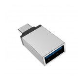 Adaptor OTG Borofone BV3 USB to USB-C Silver