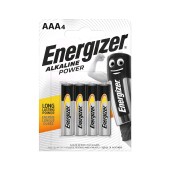 Battery Alkaline Energizer Alkaline Power LR03 size AAA 1.5V Pcs. 4