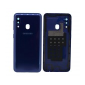 Battery Cover Samsung SM-A202F Galaxy A20e with Camera Lens Blue OEM