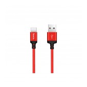 Data Cable Hoco X14 Times Speed USB to Type C Fast Charging Black/Red 1m