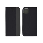 Book Case Ancus Magnetic Canvas for Apple iPhone 11 Pro Max TPU Black