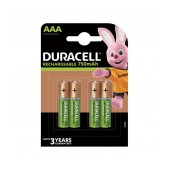 Rechargeable Battery Duracell 750 mAh size AAA HR03/DC2400 1.2V  Τεμ. 4